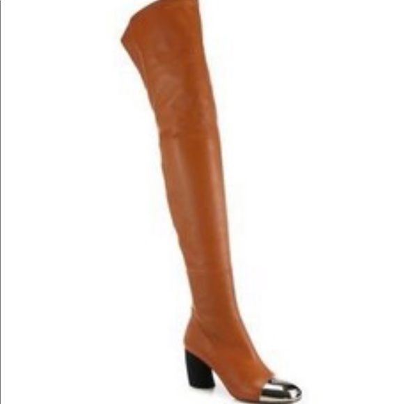 Proenza Schouler Shoes - PROENZA SCHOULER BROWN OVER THE KNEE BOOTS Eur 40